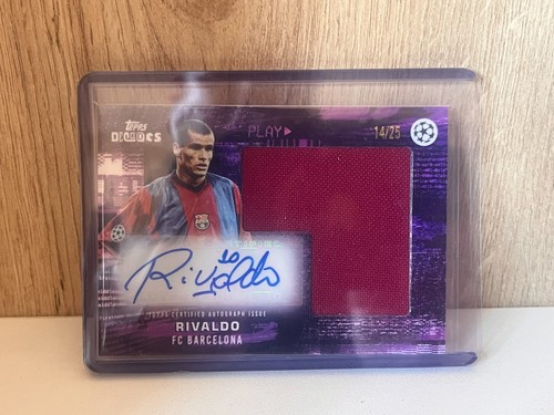 Rivaldo topps deco - rivaldo, uefa