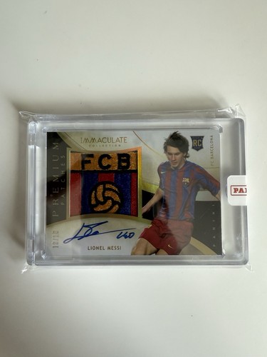 Lionel messi rookie autograph - lionel,